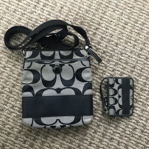 COACH Crossbody Purse & Wallet 🖤